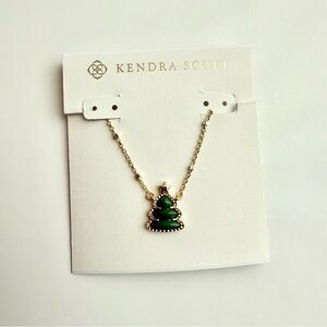 Kendra Scott Christmas Tree Necklace